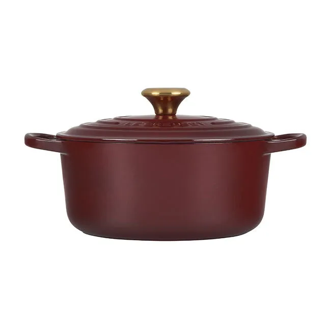 Le Creuset Signature Enameled Cast Iron Round Dutch Oven, 7.25-Quart, Rhone