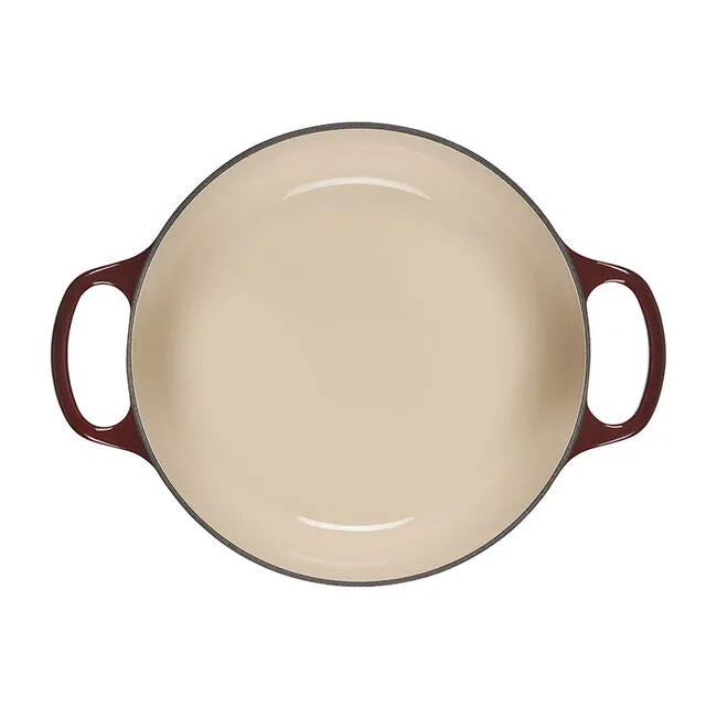 Le Creuset Signature Enameled Cast Iron Round Dutch Oven, 7.25-Quart, Rhone