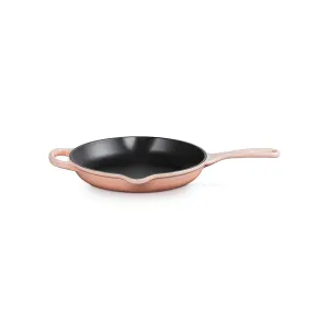 Le Creuset Signature Enameled Cast Iron Skillet, 9-Inches, Peche