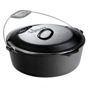 Lodge Pro Logic Cast Iron 9 qt Dutch Oven