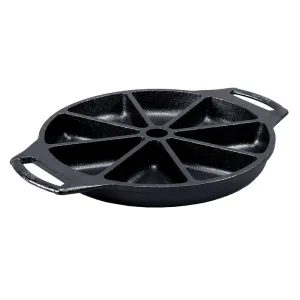 Lodge Seasoned Cast Iron Cornbread & Scone Wedge Pan