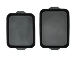 Maxwell & Williams Agile Non-Stick Roaster Set of 2 - Black