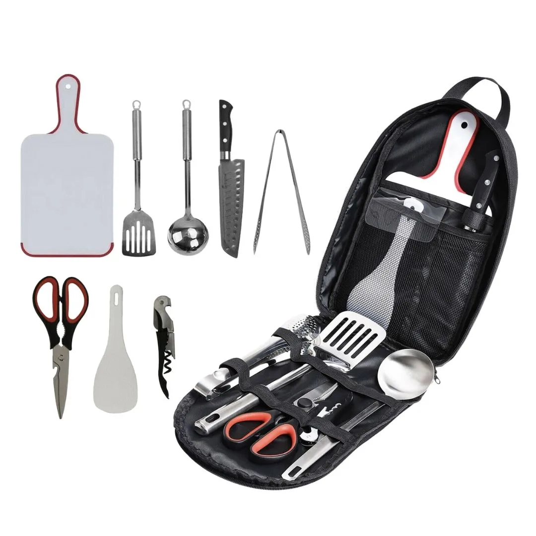 Multi-Use Camping Hiking Outdoor BBQ Set Portable