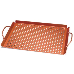 Outset Copper Nonstick Large Grill Grid with Handles