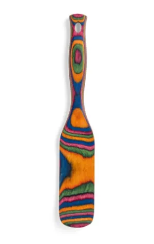 Pakka Wood Spurtle 11in -  Rainbow