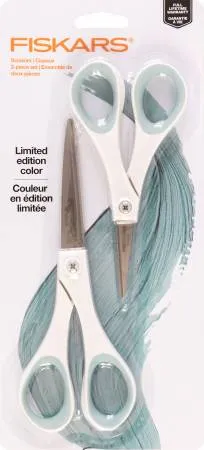 Performance 5in & 7in Softgrip Titanium Scissors Set Sea Mist & Eclipse