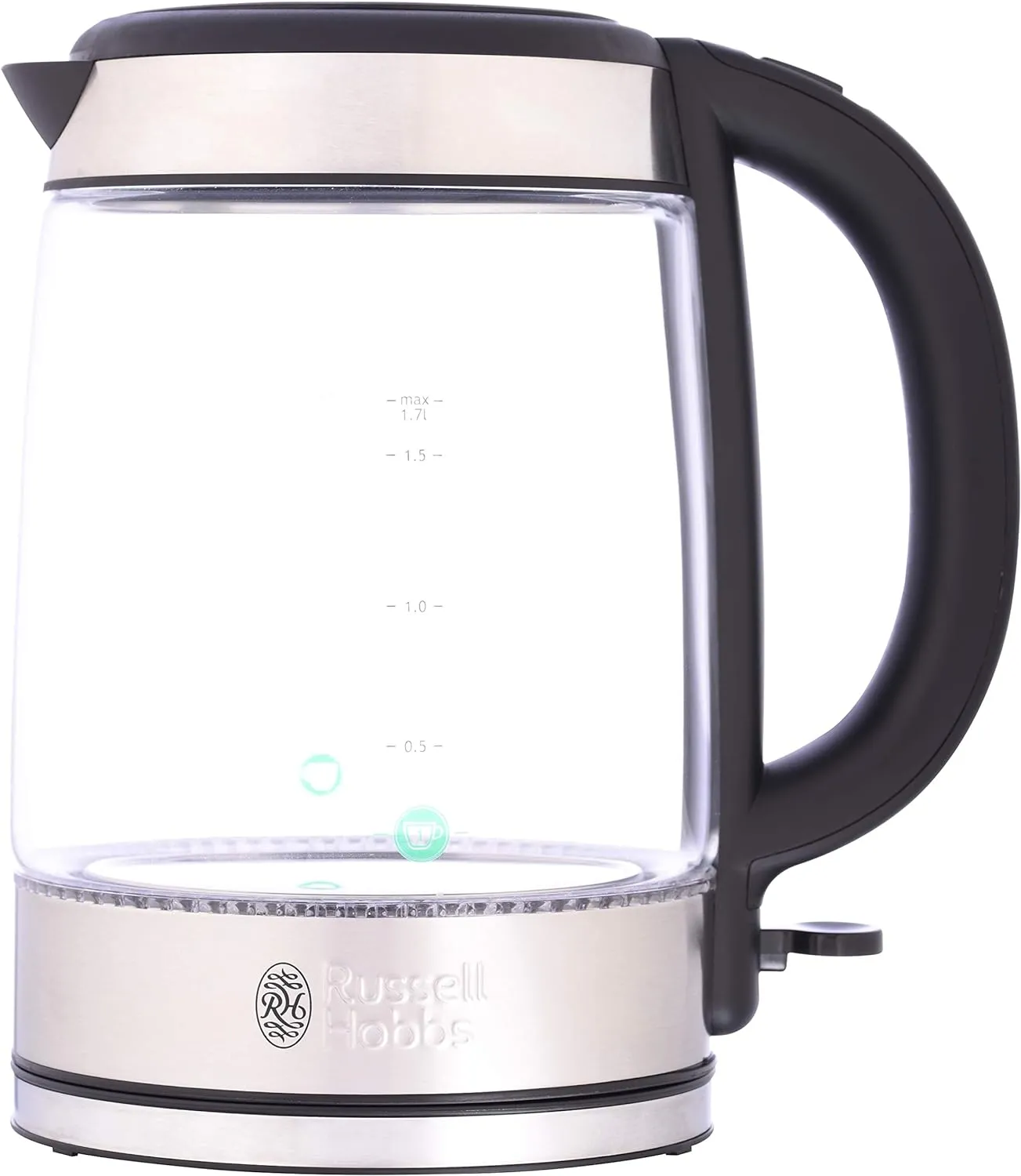 Russell Hobbs, Illuminating Glass Kettle – 1.7 L – 3000 Watt [Energy Class A3]