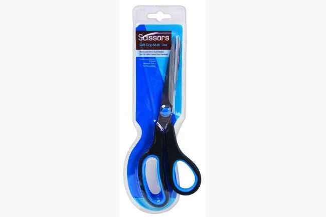 Scissors, Soft Grip Multi Use, Stainless Steel, 21.5cm