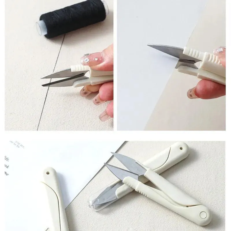 Sewing Essential: Stainless Steel Spring Scissors for Crafting Bliss