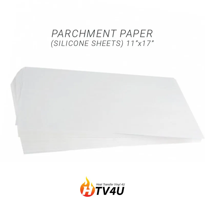 Silicone Parchment Paper 11" x 17" (10 Sheets)