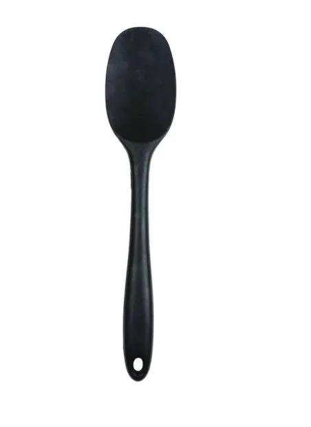 Silicone Spoon/ Spatula 11in - Black