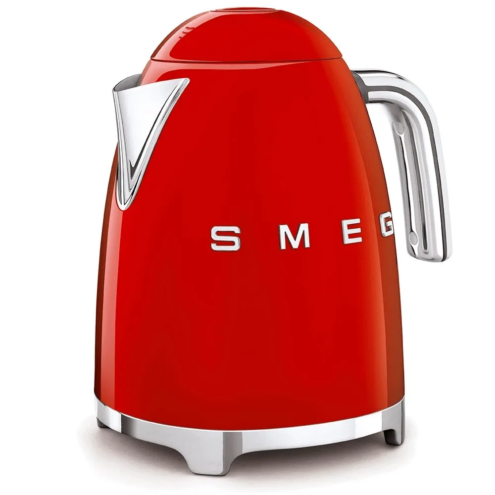 SMEG KLF03RDUK 1.7 Litre 50's Style Kettle, 22.6cm Wide - Red