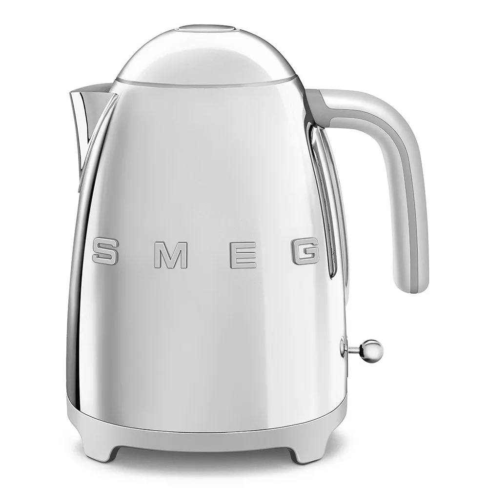 Smeg KLF03SSUK 1.7 Litre 50's Style Kettle, 22.6cm Wide - Stainless Steel