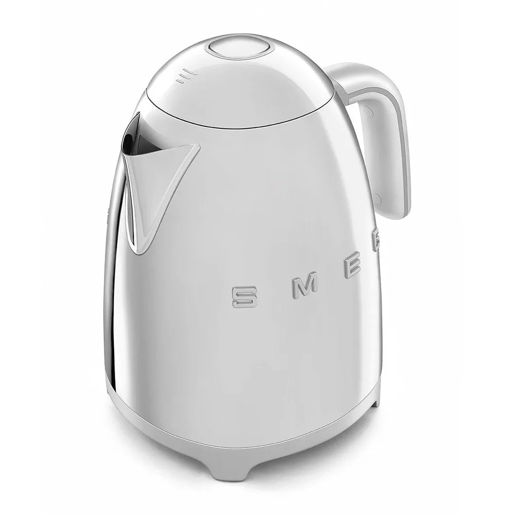 Smeg KLF03SSUK 1.7 Litre 50's Style Kettle, 22.6cm Wide - Stainless Steel