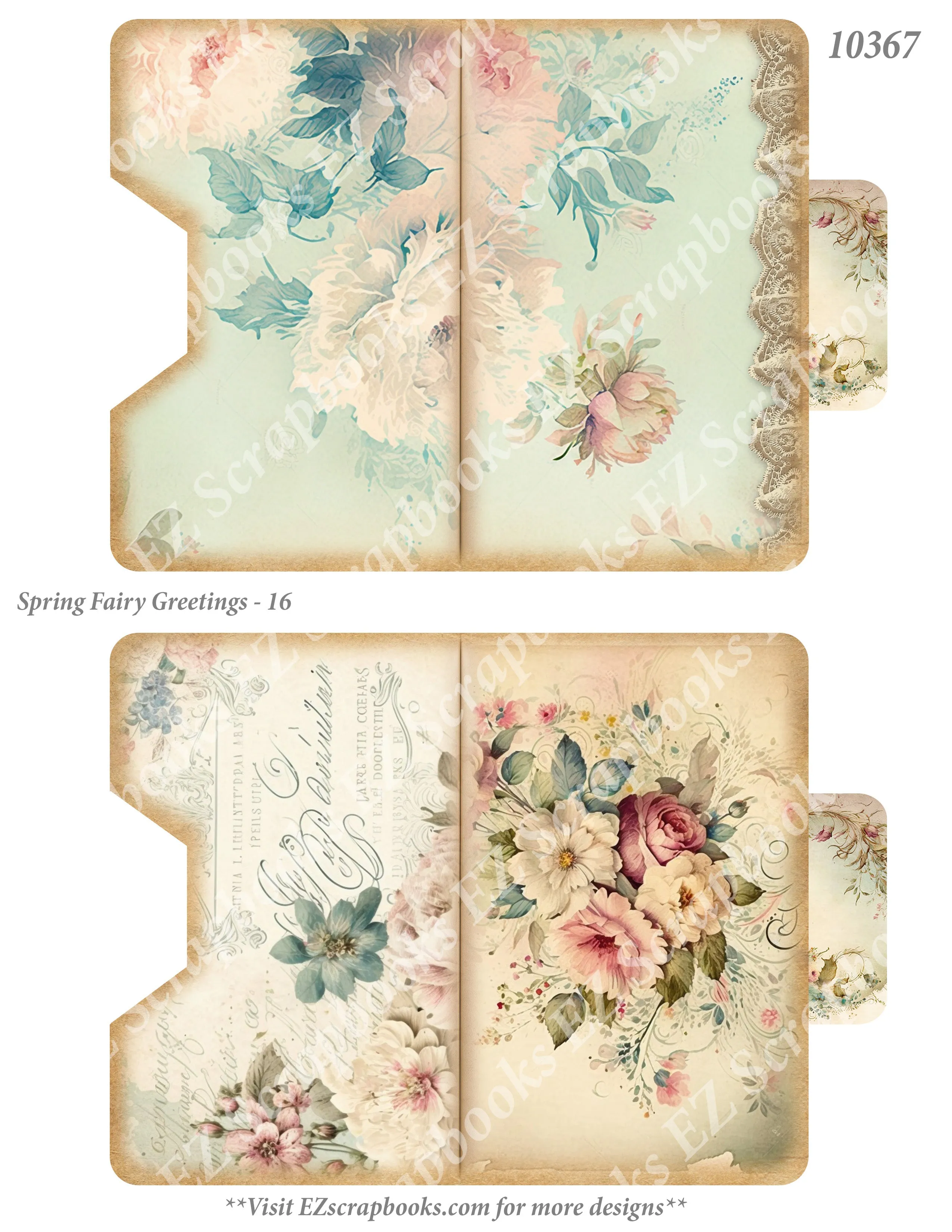 Spring Fairy Greetings 16 - 10367