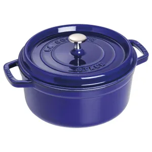 Staub 4 Qt. Round Cocotte - Blue (PROMO)