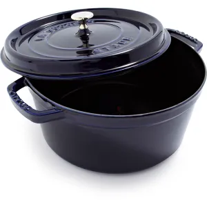 Staub Round Dutch Oven Cocette - Dark Blue 7QT