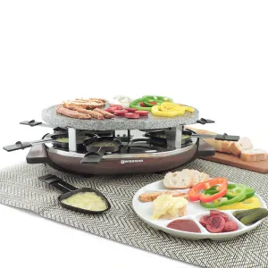 Swissmar Matterhorn Wood Base 8 Person Oval Raclette