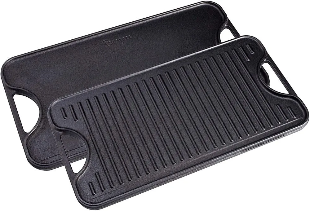 Victoria Cast Iron Reversible Griddle