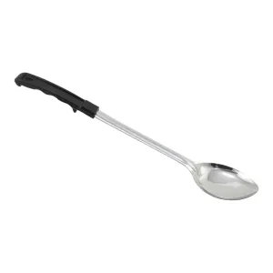 Winco BHON-15 Winco Prime 15" Stainless Steel Solid Basting Spoon with Plastic Handle, NSF Certified