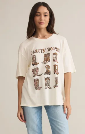 Z-Supply Dancin' Boots SoCal Oversized Tee - SEA SALT